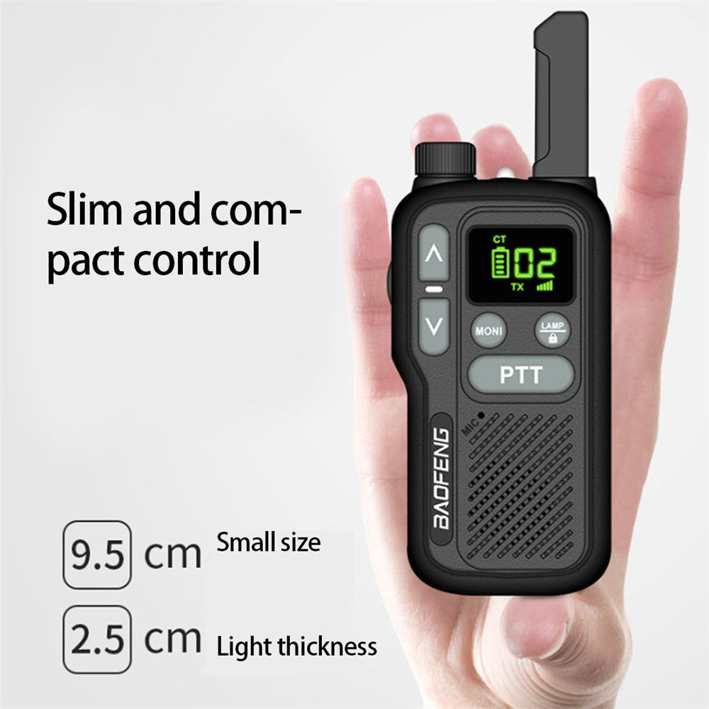 Talkie-walkie Baofeng BF-T18 mini radio portable - design ergonomique et robuste
