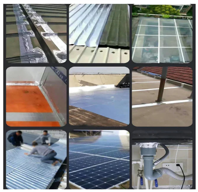 Ruban butyle étanche - Application réparation d'urgence