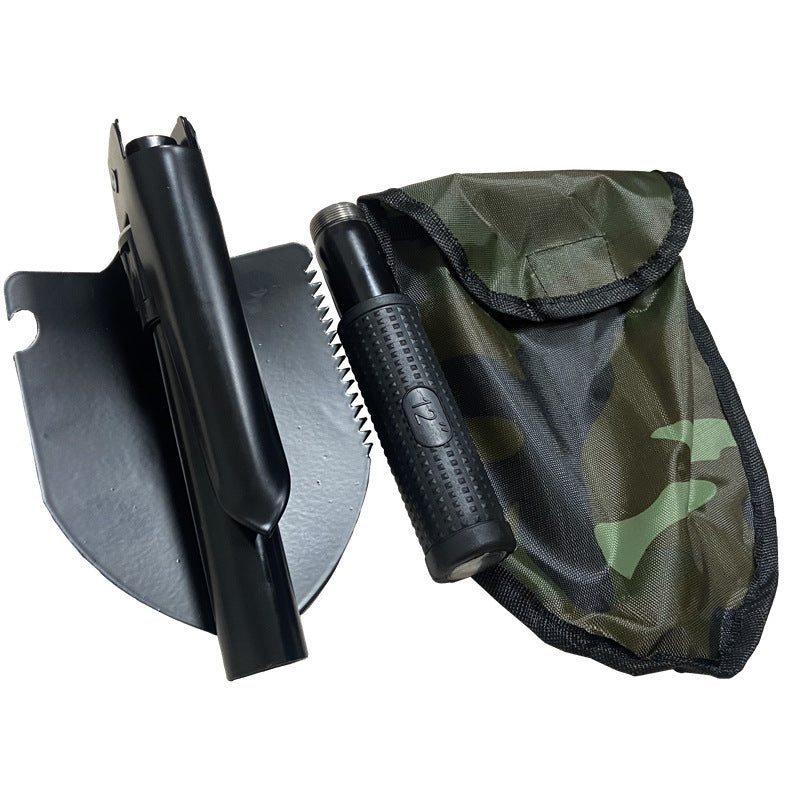 Kit complet de survie avec mini pelle pliable et accessoires