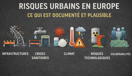 Risques urbains en Europe : ce qui est documenté et plausible