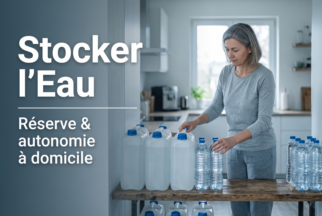 STOCKER L'EAU À DOMICILE
