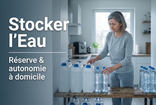 STOCKER L'EAU À DOMICILE