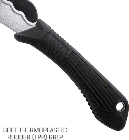 SOG Scie Pliante F10N-CP – Lame Acier Carbone Trempé Ultra-Robuste