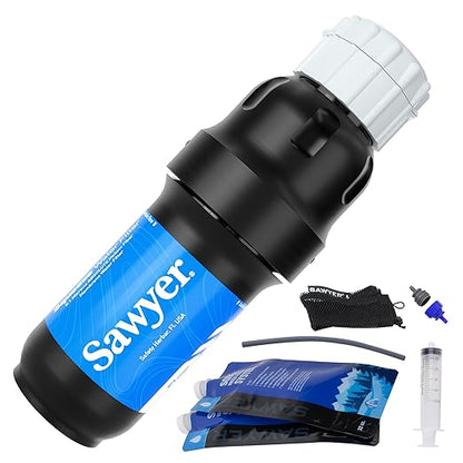 Filtre à Eau Sawyer Squeeze - Portable Ultra-Léger pour Randonnée et Survie