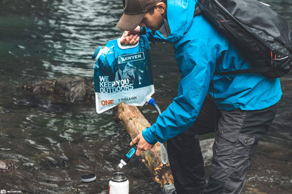 Kit complet Sawyer Gravity seringue rétrolavage accessoires