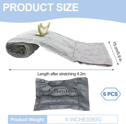 Bandage hémostatique urgence médicale - Détail compression