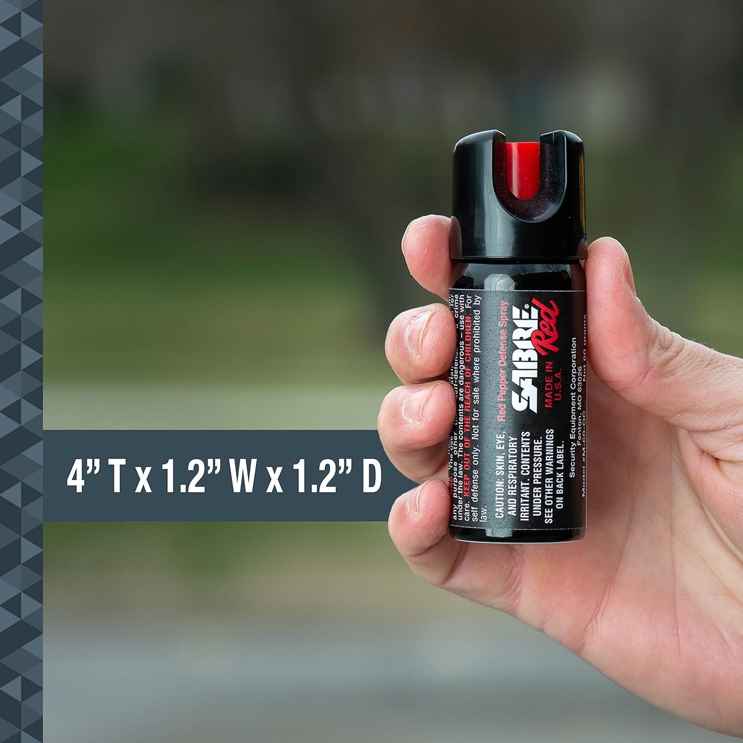 SABRE RED Magnum 60 - Spray de défense utilisé par les forces de l'ordre