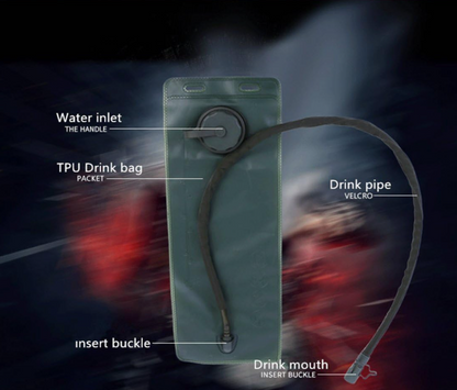 Sac à dos d’hydratation étanche 3L – Aventure & Survie