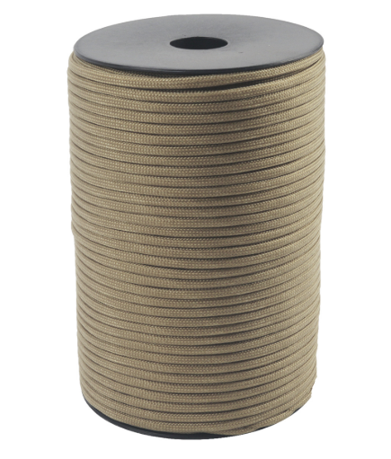 Paracorde Militaire 9 Cœurs – Standard 550 lbs (≈ 250 kg) – 4 mm – 50/100 m – Corde de Survie Urbaine & Outdoor