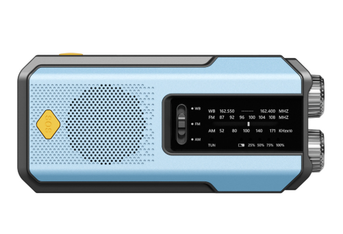 Radio FM/AM d'urgence - Disponible en bleu