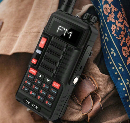 Talkie-walkie BaoFeng UV10R avec batterie lithium et accessoires inclus
