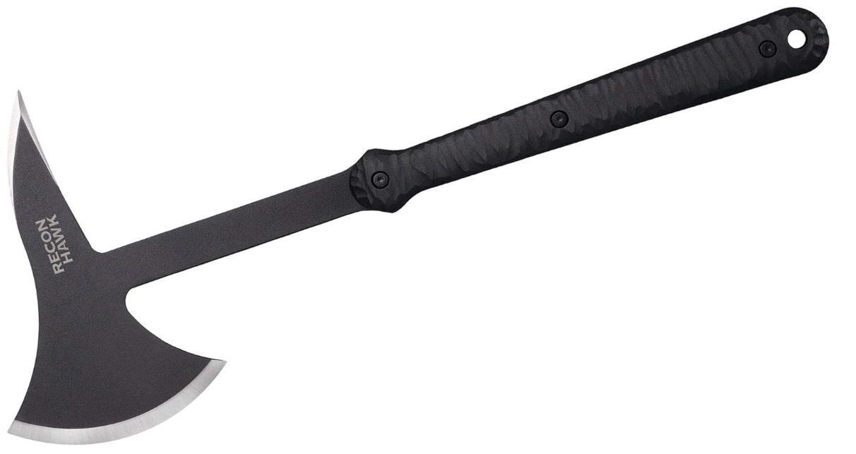 Hache Recon Hawk avec étui nylon balistique transport sécurisé