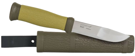 Morakniv Mora 2000 S couteau outdoor suédois manche vert - vue principale