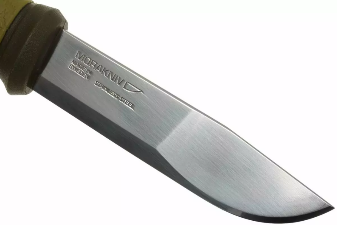 "Couteau bushcraft Morakniv Mora 2000 S avec étui plastique - fabrication suédoise"