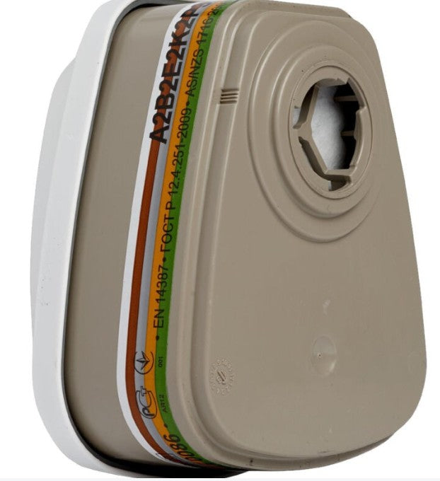 filtres gaz série 6099 ABEK2P3R pour masque complet série 6000 - 3M