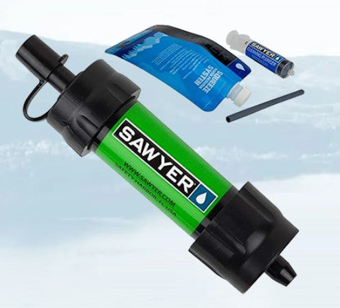 Détails techniques filtre Sawyer Mini purification eau outdoor