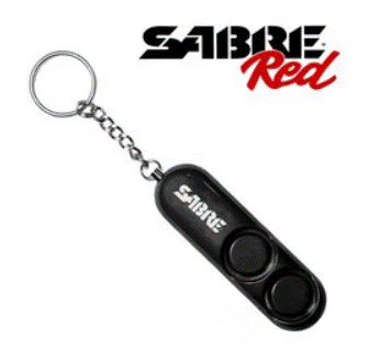 Alarme personnelle SABRE 120 dB porte-clés compact anti-agression