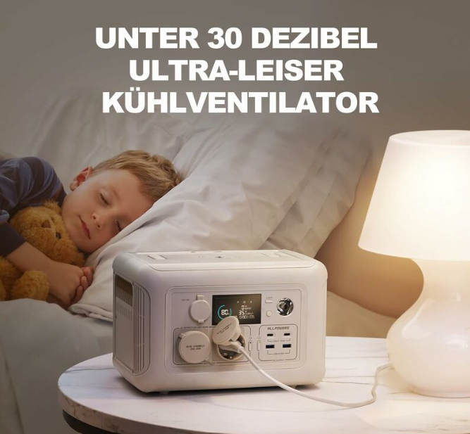 Centrale Électrique Portable ALLPOWERS R600 + Panneau Solaire 200 W ( Autonomie longue durée, recharge ultra-rapide et alimentation multi-appareils pour la préparation urbaine.)