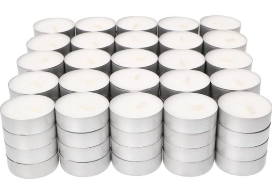 KOTARBAU – Lot de 100 Bougies Chauffe-Plat Non Parfumées (4 h)