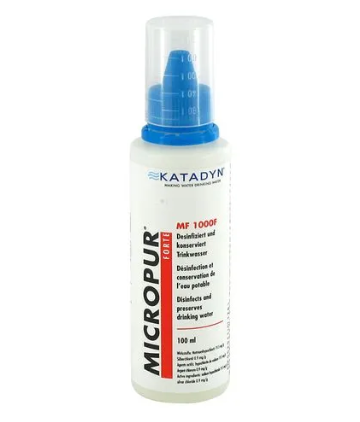 Katadyn Micropur Forte – Désinfection & Conservation de l’Eau (Flacon 100 ml)