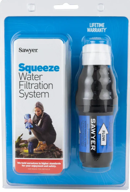 Sawyer Squeeze – Système de Filtration d’Eau Portable