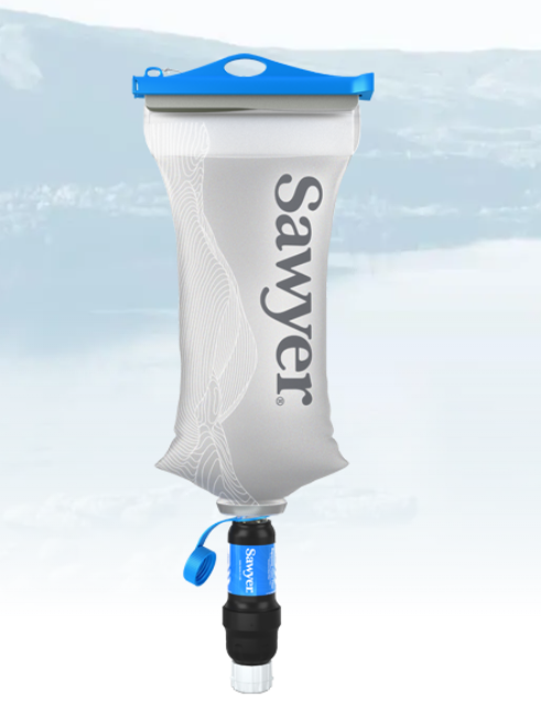 Sawyer Squeeze + Poche CNOC Premium 2 L – Kit de filtration haut de gamme