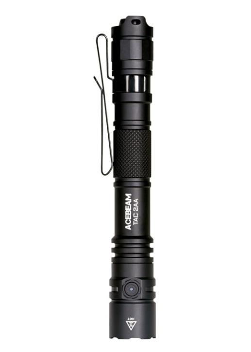 ACEBEAM TAC 2AA – Lampe de Poche Tactique EDC 1600 Lumens | USB-C Rechargeable