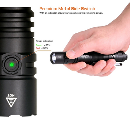 ACEBEAM TAC 2AA – Lampe de Poche Tactique EDC 1600 Lumens | USB-C Rechargeable
