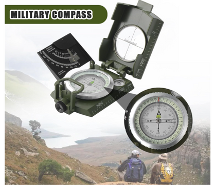 Boussole militaire de survie tactique – Étanche & antichoc - Urban Survival District