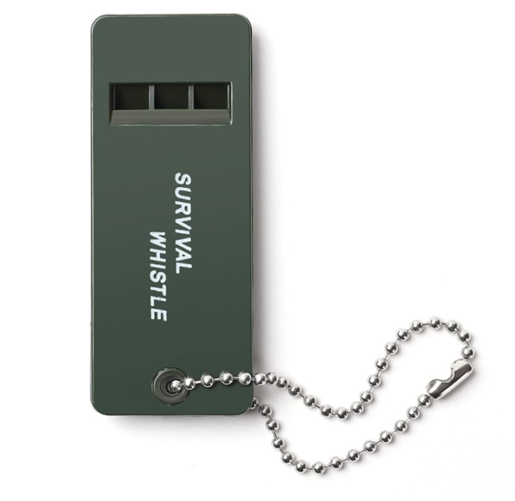 Sifflet de survie orange 120dB à 3 fréquences