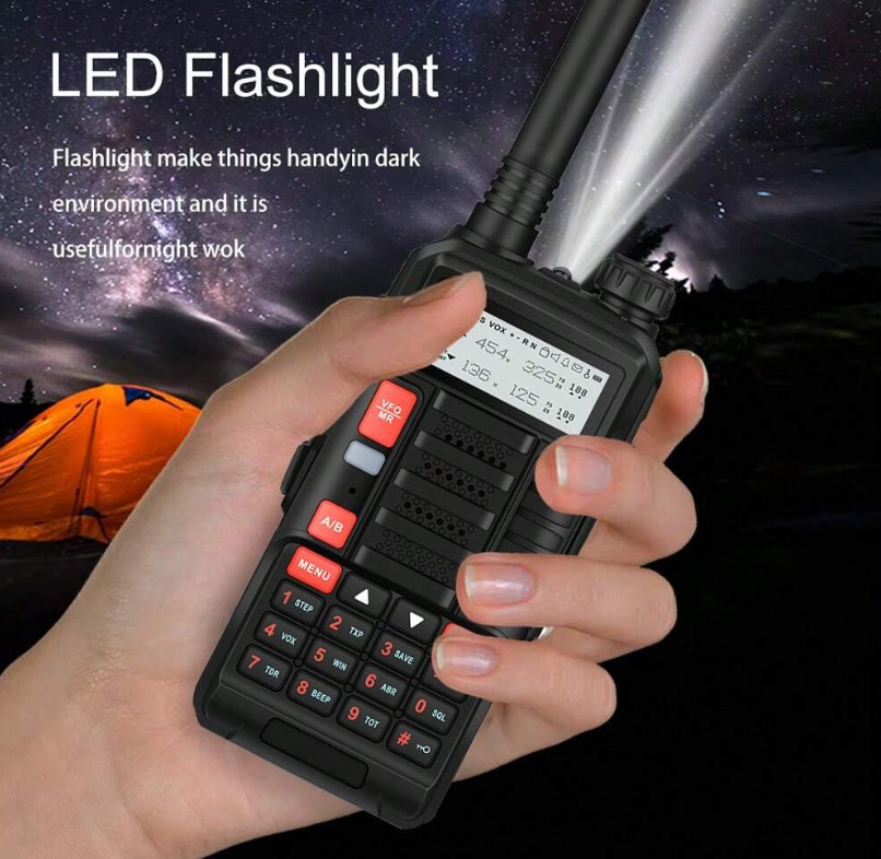 Talkie-walkie BaoFeng UV10R avec batterie lithium et accessoires inclus