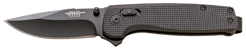 Couteau Pliant Joker JKR – Lame 7,5 cm, Verrou Axis, Manche Fibre Noire
