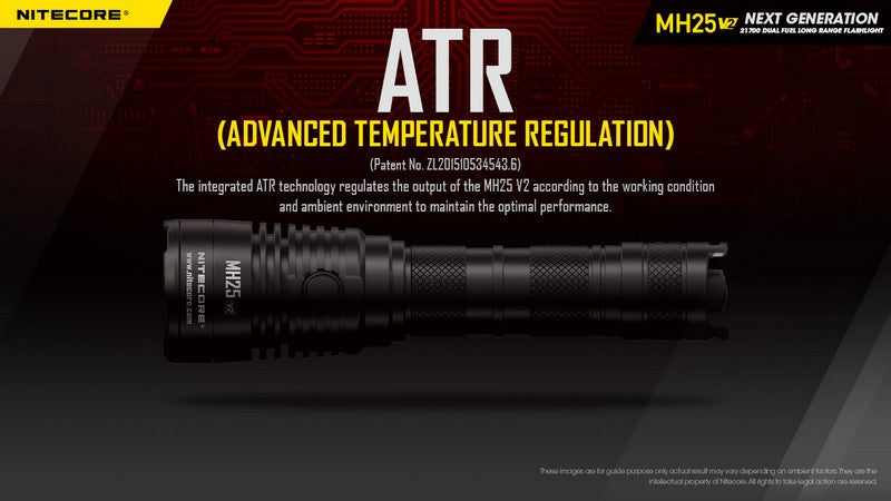 Nitecore MH25 V2 – Lampe Torche Multitask Hybrid Ultra-Robuste 1300 lm