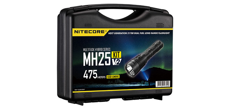 Nitecore MH25 V2 – Lampe Torche Multitask Hybrid Ultra-Robuste 1300 lm